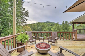 Riverfront Sugar Grove Home Hot Tub and Views!